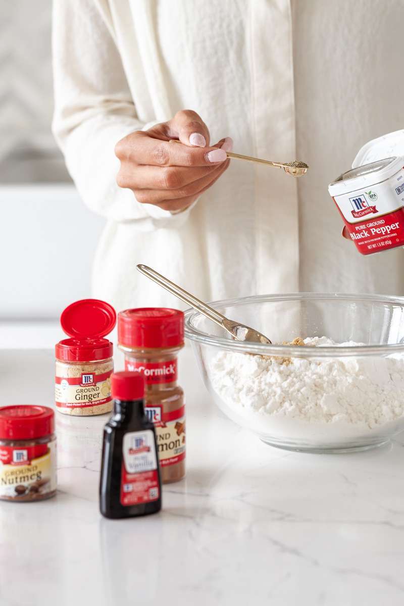 An easy recipe for Gingerbread Bundt Cakes with vanilla glaze for the holiday season