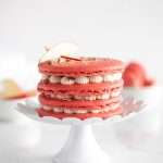 A recipe for apple crisp macarons and a macaron cake for fall dessert menus | Posh Little Designs