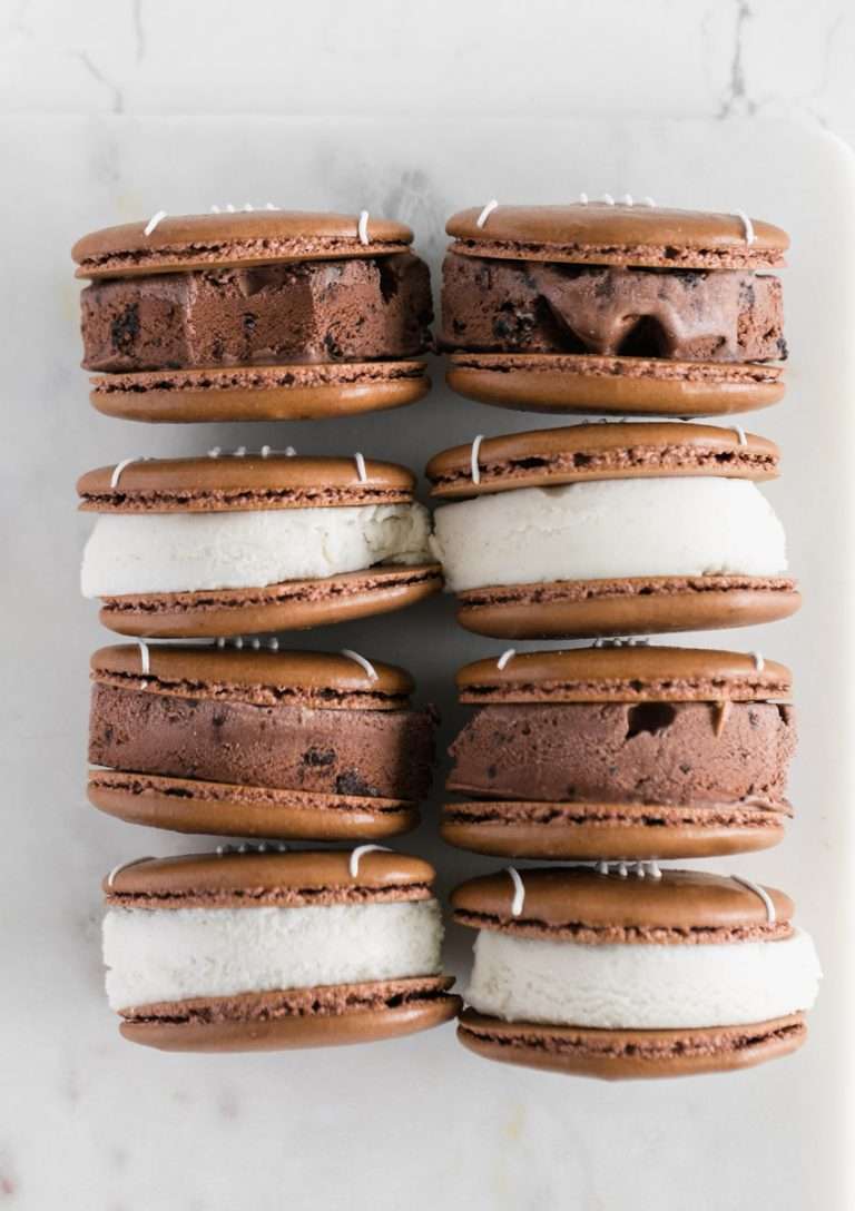 macaron_ice_cream_sandwiches_super_bowl_football_template_recipes_dessert_ideas_