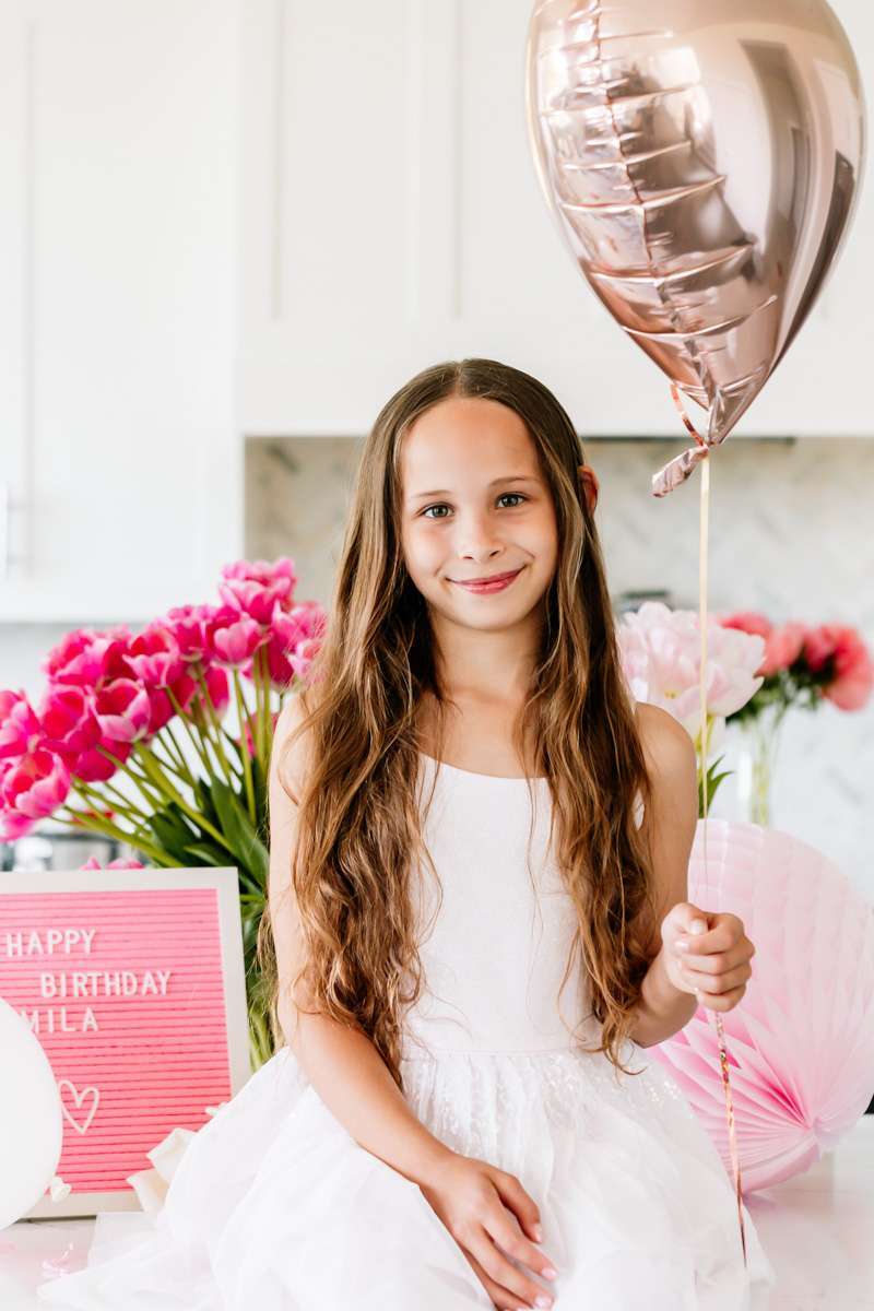 pink spa kids birthday party