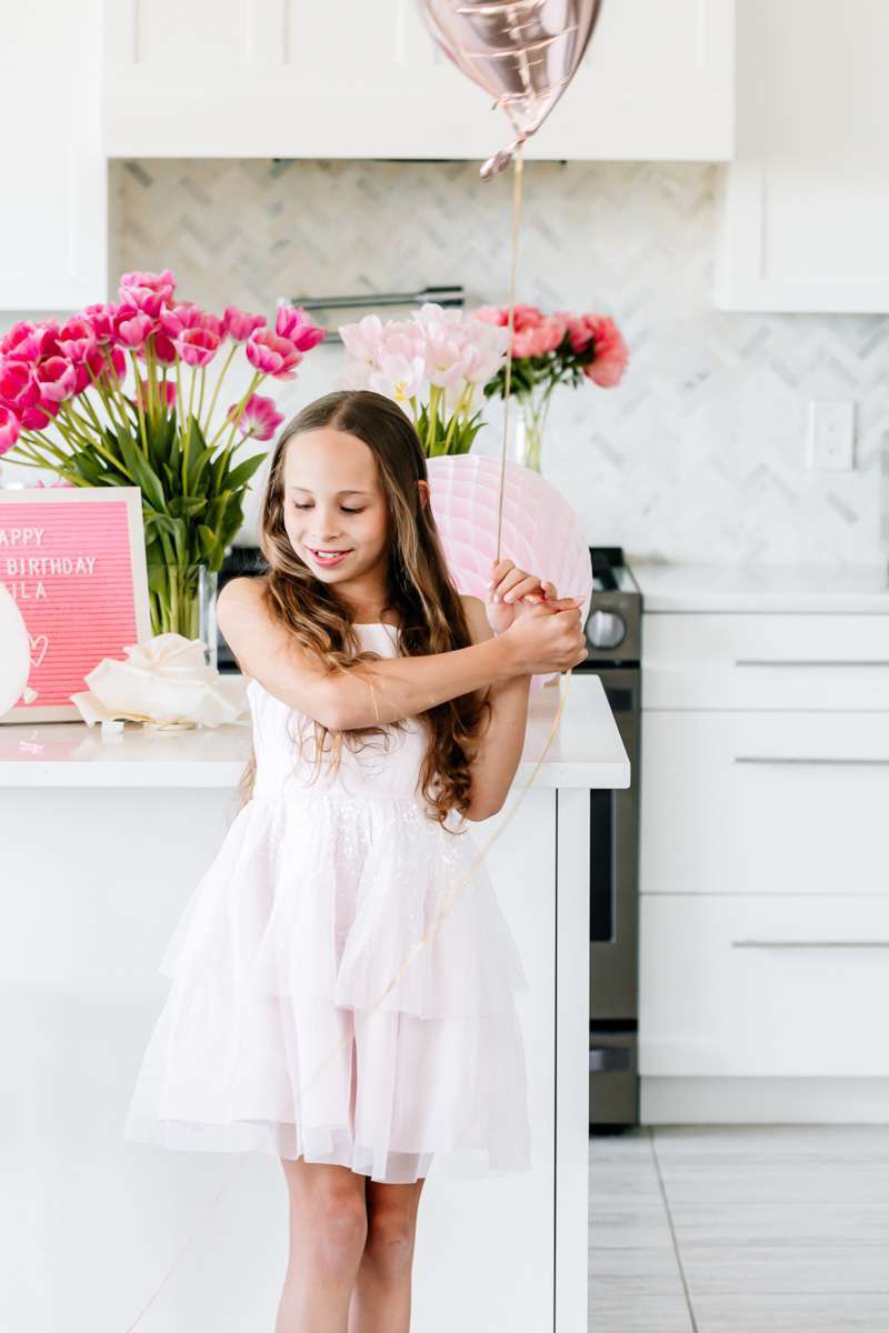 pink spa kids birthday party