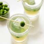cucamelon margaritas recipe - fresh lime, Mexican gherkins, simple syrup and tequila.