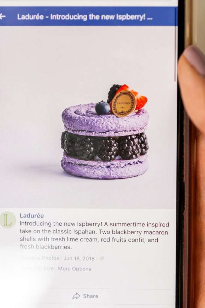 Laduree inspired summer French macarons filled with fresh blackberries and blueberries and lime filling. A dairy and gluten free variation perfect for seasonal gatherings and dessert menus.