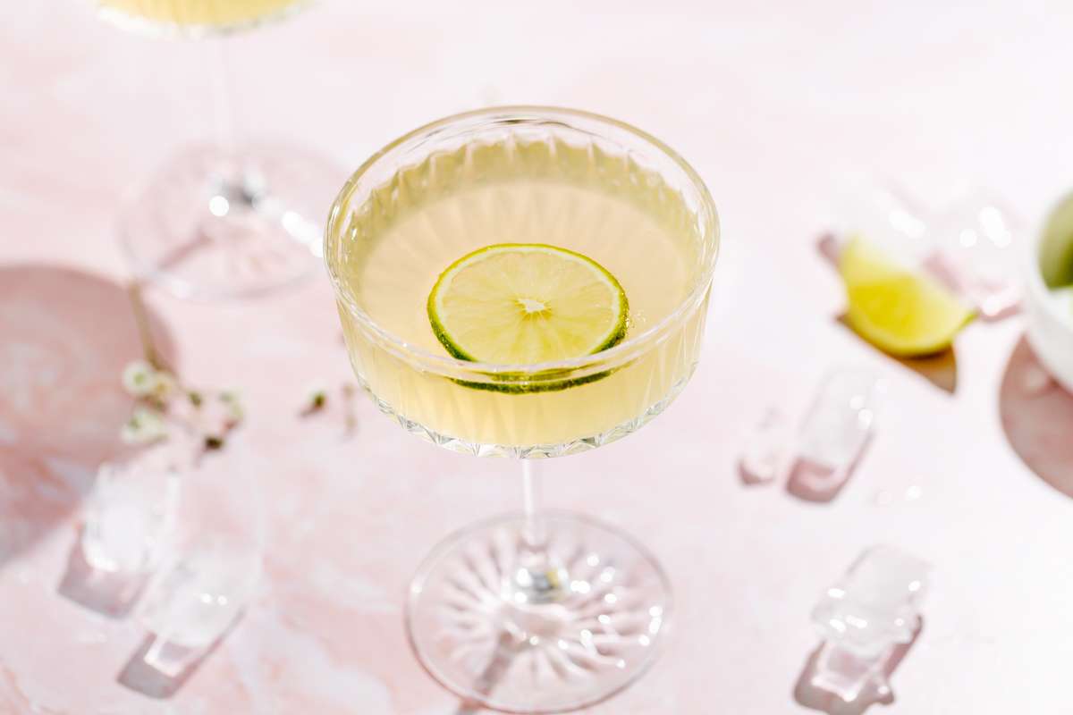 This Sparkling French Gimlet is a twist on the classic Gimlet cocktail, mixed with gin, lime juice, elderflower liqueur and champagne. The recipe is ready in under 5 minutes and the drink is perfect for the spring season and entertaining!
