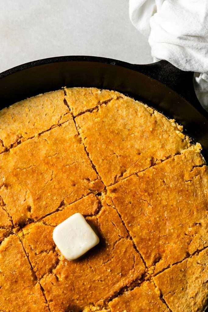 Homemade southern cornbread used to fill Honey Cornbread Macarons