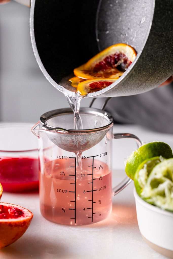 These blood orange margaritas are a vibrant and refreshing seasonal twist on the classic margarita, complete with fresh blood orange juice and only 5 other ingredients. The perfect cocktail recipe as we transition from winter to spring!