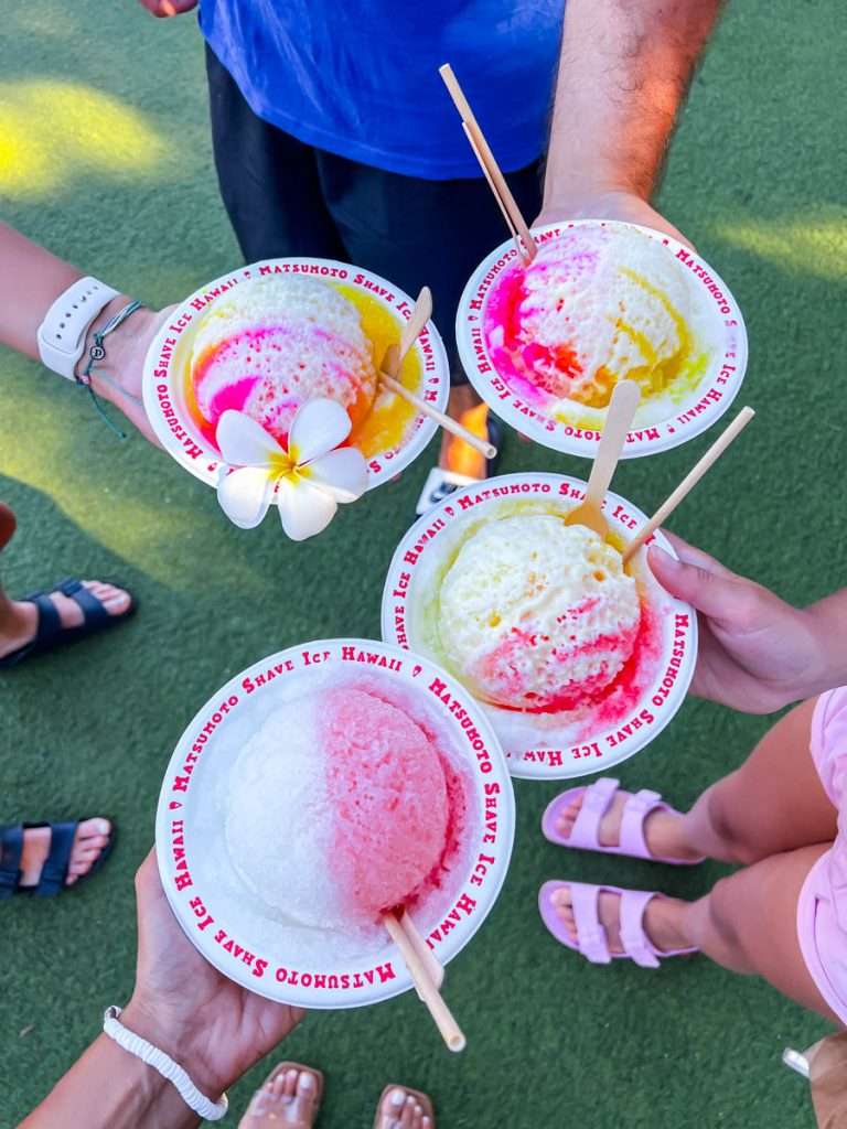 Shave ice from Matsumoto Shave Ice in Haleiwa, Hawaii