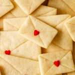 Love Letter Valentine's Day Sugar Cookies recipe, with easy and modern decorations. No icing required and perfect for gifting or for Valentine's and Galentine's Day celebrations and parties.