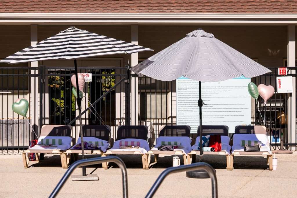 Party favors for cabana themed pool party for teen girls